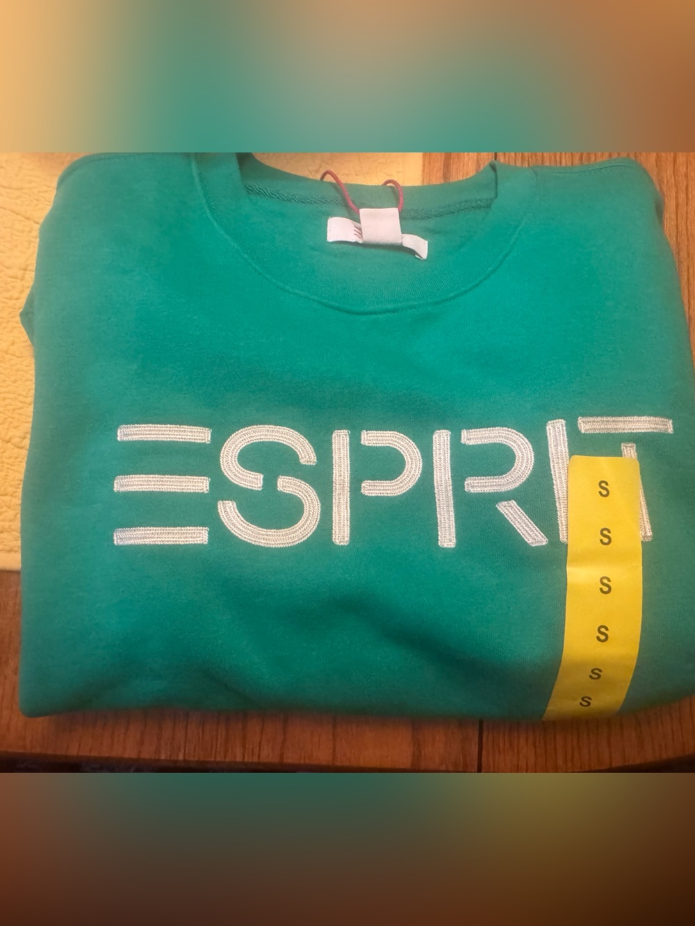 Esprit green Logo Crewneck Sweatshirt Small